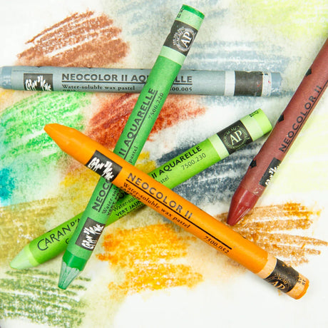 Caran d'Ache NEOCOLOR Water-Soluble Wax Oil Pastels