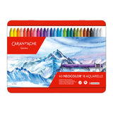 Caran d'Ache NEOCOLOR Water-Soluble Wax Oil Pastels Set of 40