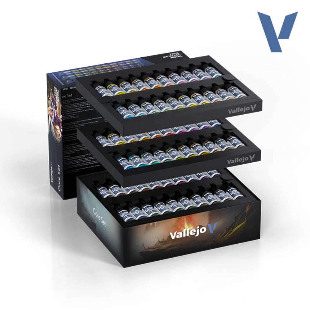 Vallejo True Metallic Metal Core Set, 60x18 ml