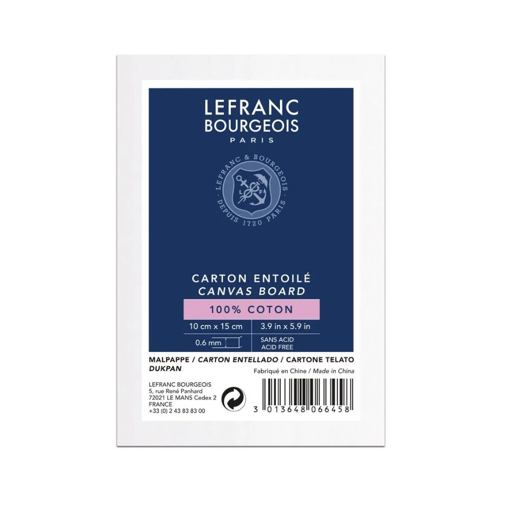Lefranc Bourgeois Canvas Boards