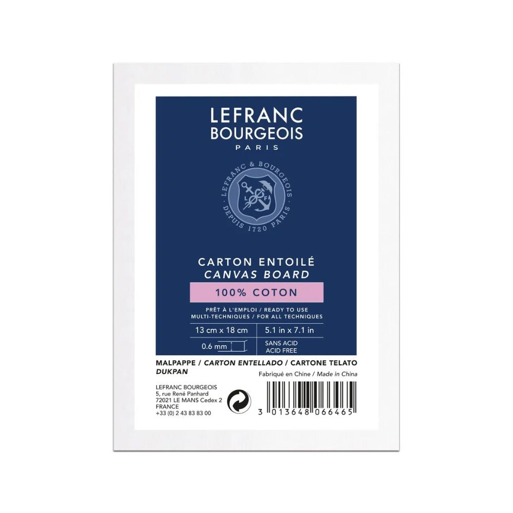 Lefranc Bourgeois Canvas Boards