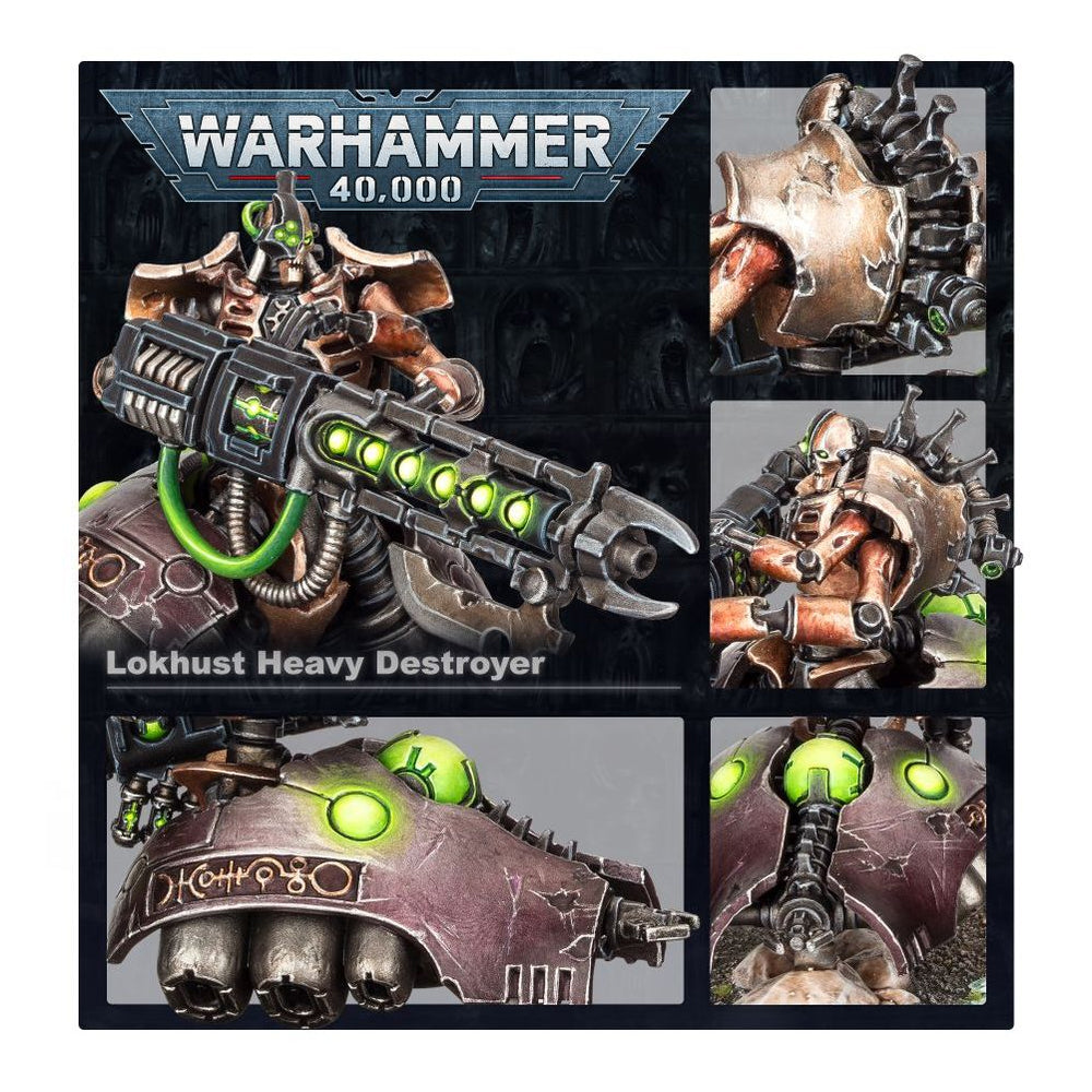 Warhammer 40,000 Necrons: Lokhust Heavy Destroyer miniatiūros surinkimo rinkinys