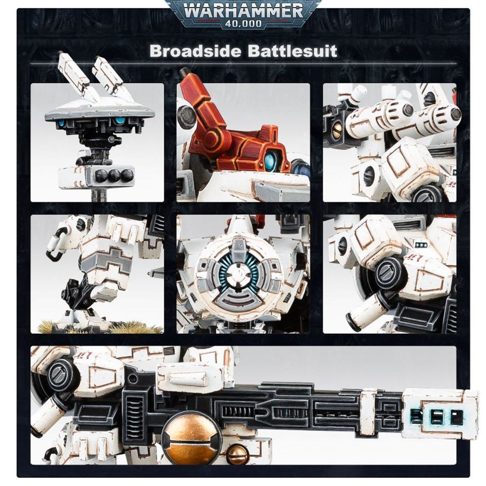 Warhammer 40,000 Broadside Battlesuit miniatiūrų rinkinys