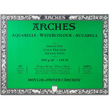 Arches akvarelinio popieriaus blokas, Cold Pressed, 300 gsm, 100 % medvilnė, 20 lapų