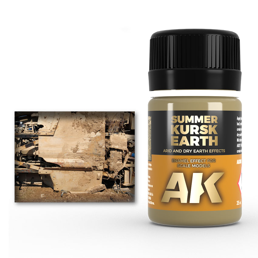 AK Interactive Summer Kursk Earth efekto dažai, 35 ml