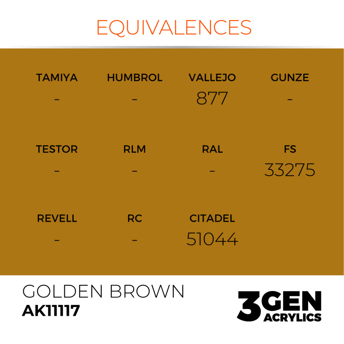 AK Interactive 3GEN Acrylic Paint, colours 74-146 (part 2/3)