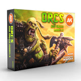 AK Interactive 3GEN Orcs and Green Models Acrylic Paint Set, 6x17 ml