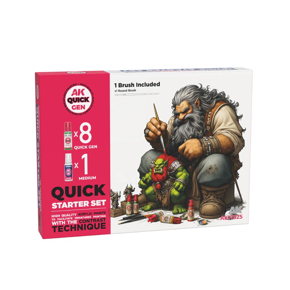AK Interactive Quick Starter Set, 10 pcs