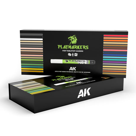 AK Interactive Special Box Playmarkers rinkinys, 34 markeriai