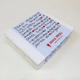 Handmade Khadi Paper Bound Sketchbook from India, 20 Pages, 210 gsm