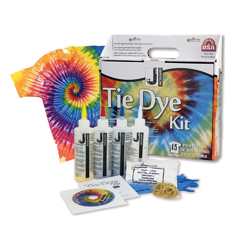 Jacquard didelis Tie Dye marškinėlių dažymo rinkinys