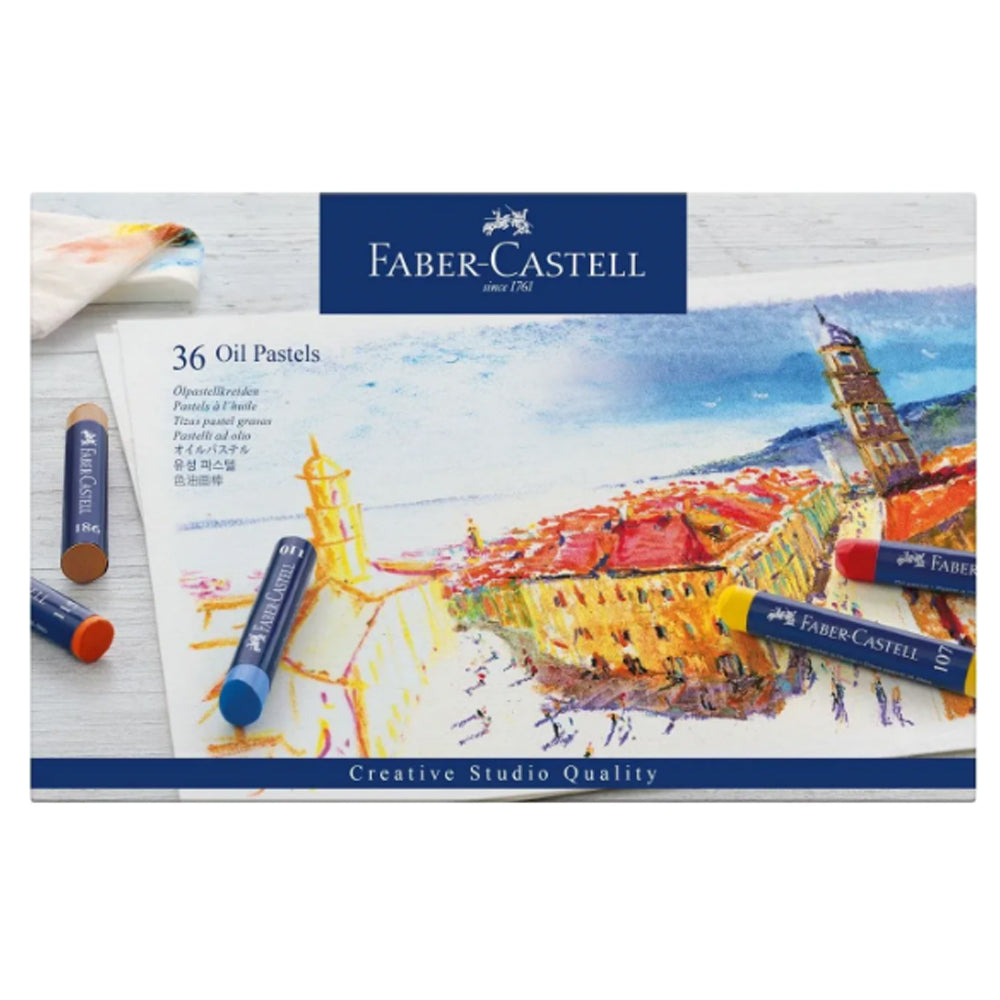 Faber-Castell aliejinės pastelės, 36 spalvos