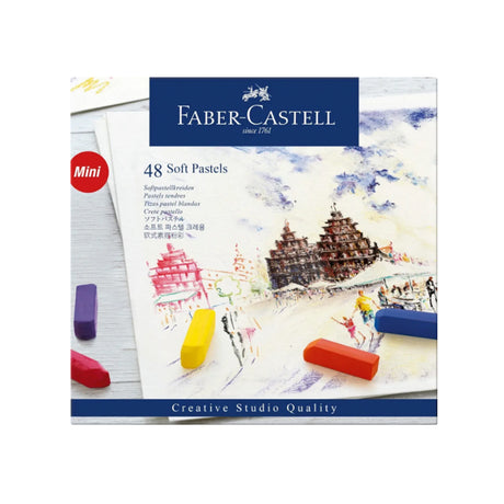 Faber-Castell Mini minkštos pastelės, 48 spalvos