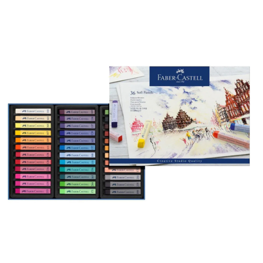 Faber-Castell Soft Pastels, 36 colours