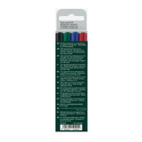 Faber-Castell Multimark permanentinis rašiklių su trintuku rinkinys, 4 spalvos