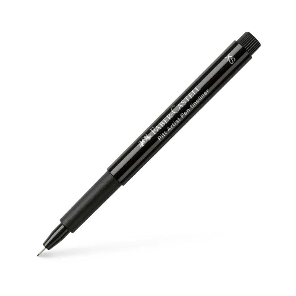 Faber-Castell Pitt Artist India Ink rašiklis piešimui, XS, juodos spalvos