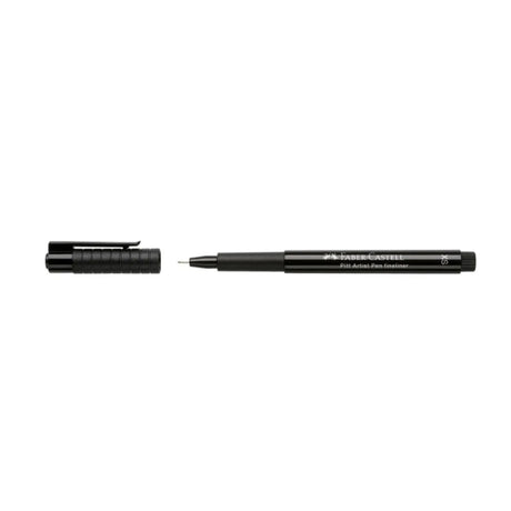Faber-Castell Pitt Artist India Ink Pen Fineliner, XS, Black