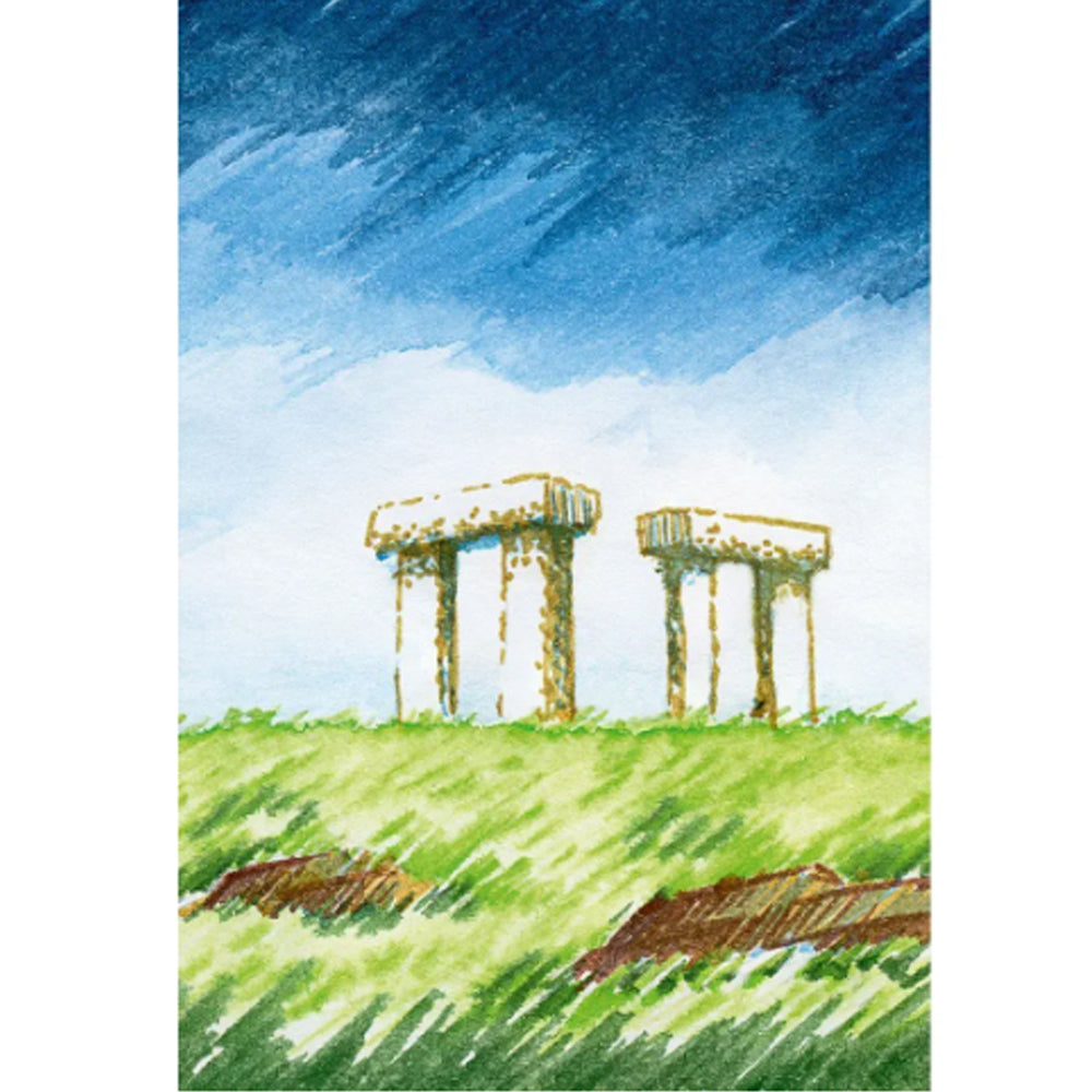 Faber-Castell Pitt Artist India Ink Landscape teptukinių rašiklių piešimui rinkinys, 6 vnt., įvairių spalvų