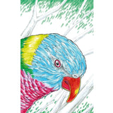 Faber-Castell Pitt Artist India Ink teptukinių rašiklių rinkinys, 6 vnt., įvairių pastelinių spalvų
