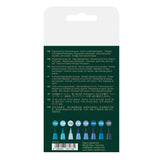 Faber-Castell Pitt Artist India Ink teptukinių rašiklių rinkinys, 8 vnt., The Blues