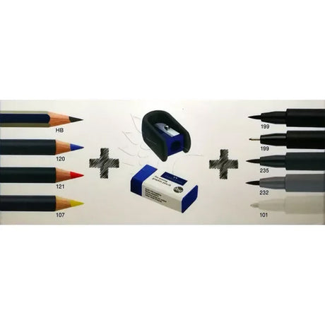 Faber-Castell Comic Illustration 3D priemonių rinkinys, 11 vnt.