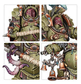 Warhammer 40,000 Death Guard: Deathshroud Bodyguard Miniatures Set