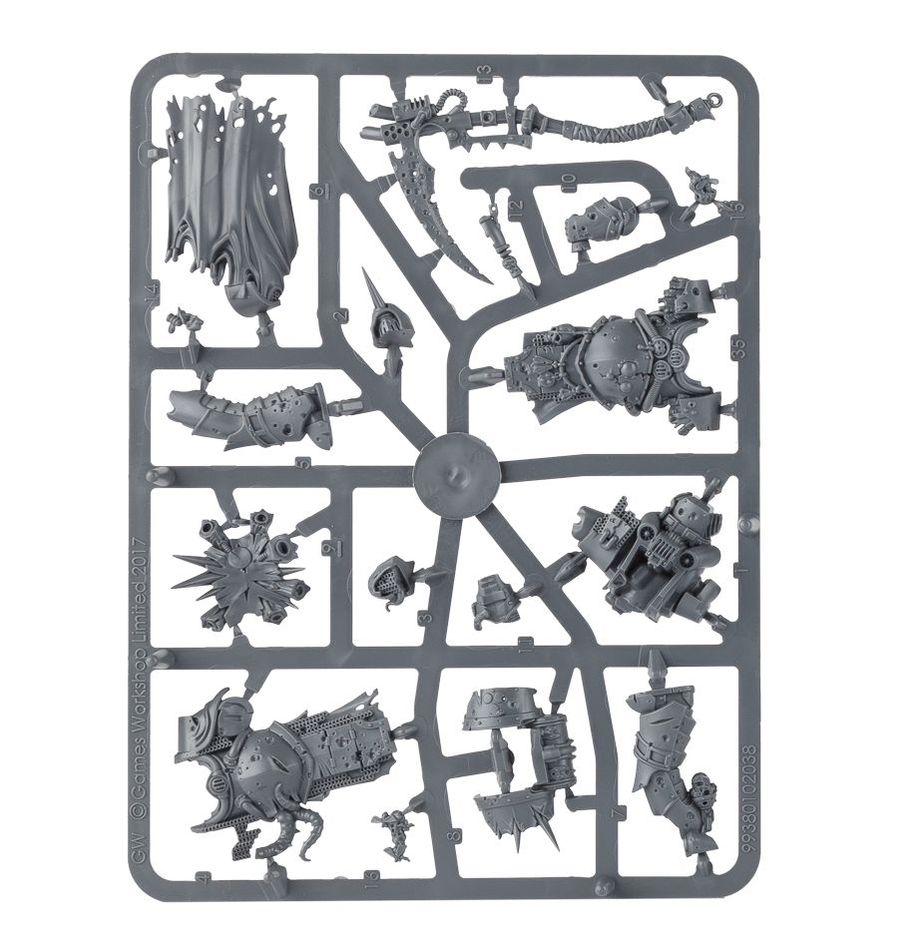 Warhammer 40,000 Death Guard: Deathshroud Bodyguard Miniatures Set