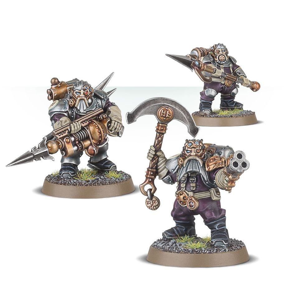 Warhammer Age of Sigmar Arkanaut Company miniatiūrų rinkinys