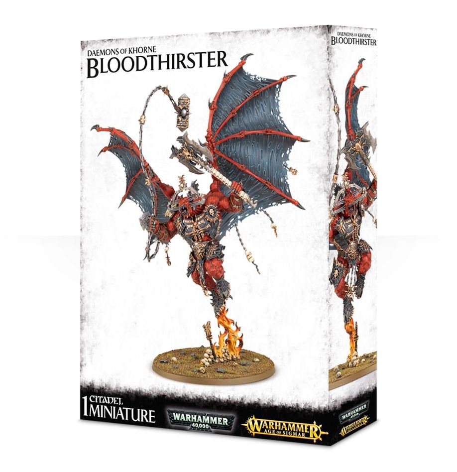 Warhammer 40,000 Daemons of Khorne: Bloodthirster Miniature Set