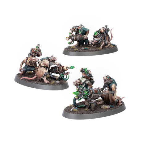 Warhammer Age of Sigmar: Skaven: Warpspark Weapon Battery miniatiūrų rinkinys