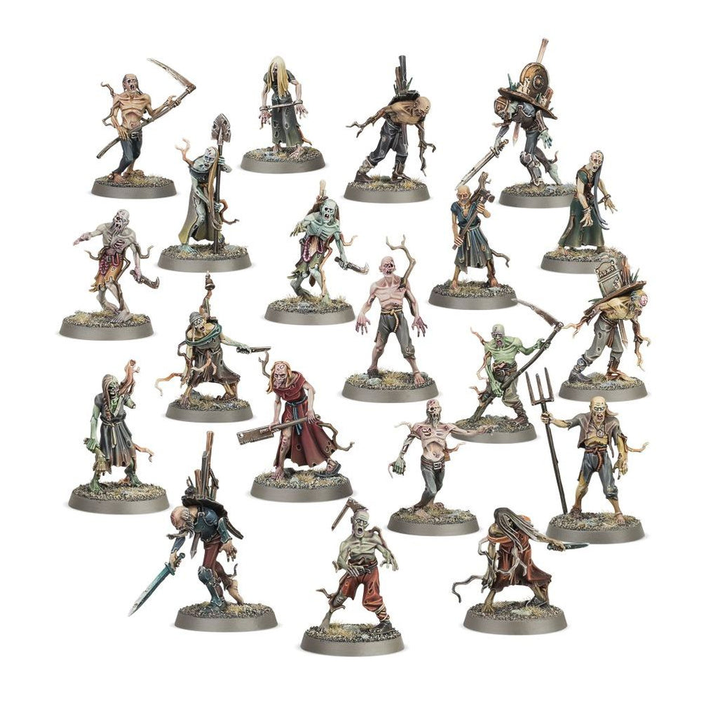 Warhammer Age of Sigmar: Deadwalker Zombies miniatiūrų rinkinys
