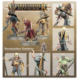 Warhammer Age of Sigmar: Deadwalker Zombies miniatiūrų rinkinys
