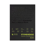 Stonehenge Aqua Black watercolour paper, 15 sheets, 300 gsm