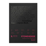 Stonehenge Aqua Black watercolour paper, 15 sheets, 300 gsm