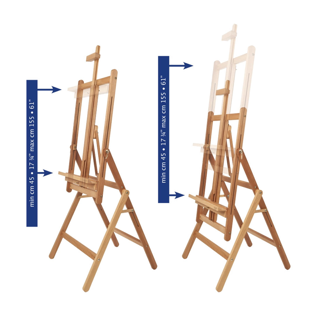 MABEF Studio Easel with Adjustable Angle