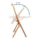 MABEF Studio Easel with Adjustable Angle