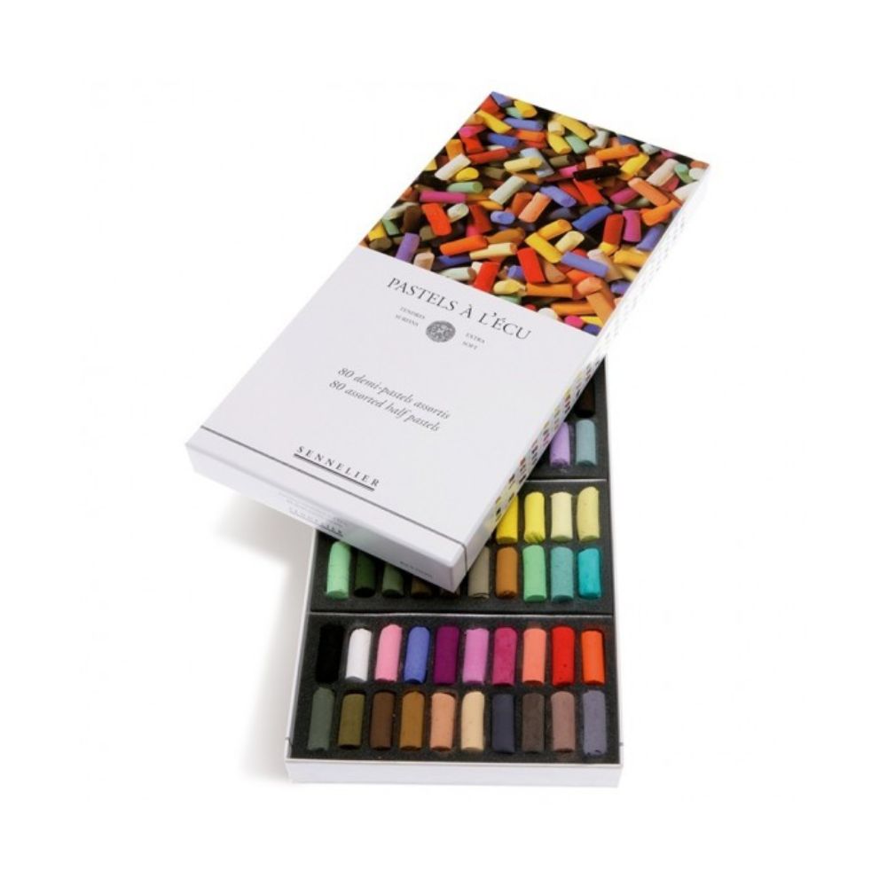 Sennelier Half-Stick Soft Pastels Set, 80 Colors