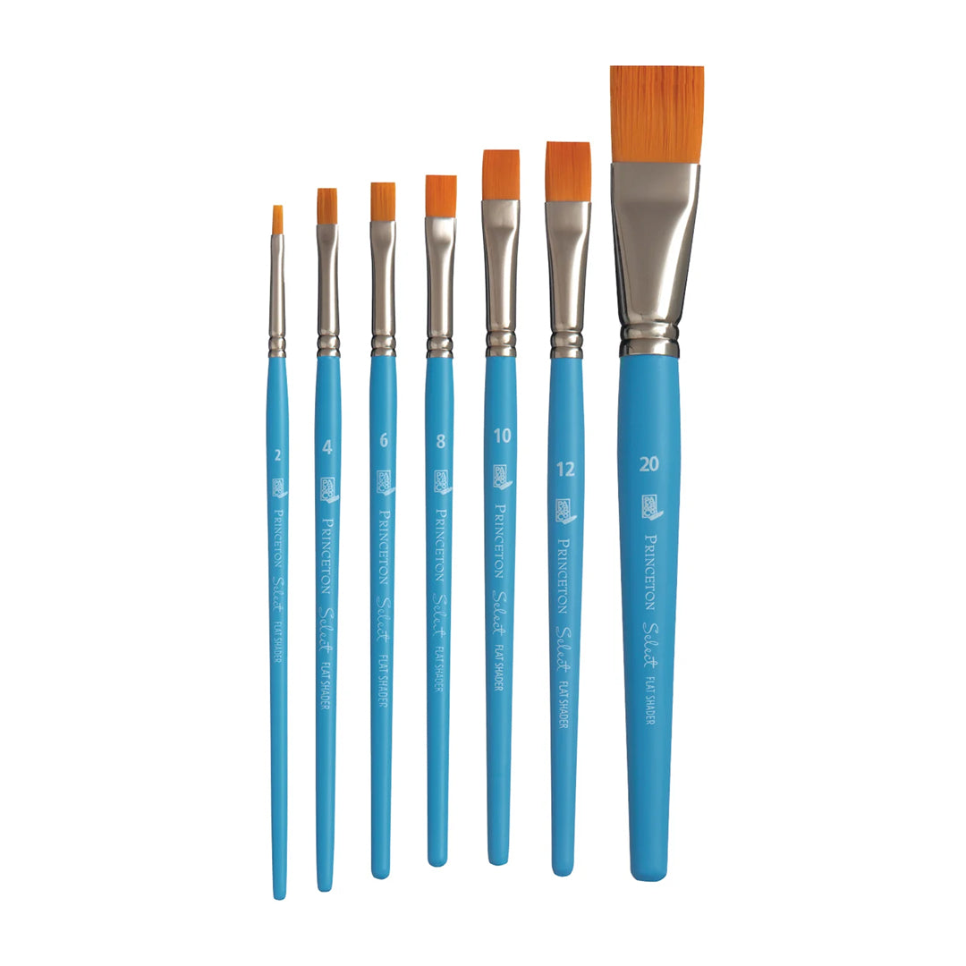 Princeton Select Artiste™ Flat Shader sintetinis teptukas