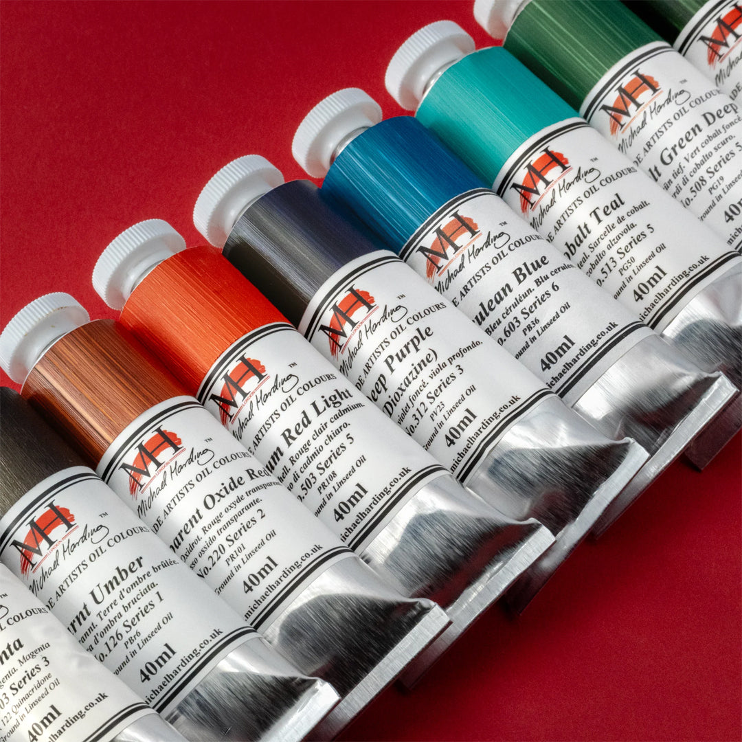 Michael Harding Oil Paint, Colours 56-110 (Part 2/2)