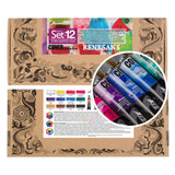 Renesans Set of Tempera Gouache Cover Paints, 12x20 ml