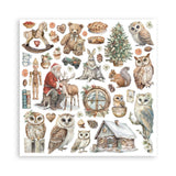 Stamperia Double-Sided Scrapbooking Paper Set - The Owl’s House, 10 units