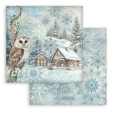 Stamperia Double-Sided Scrapbooking Paper Set - The Owl’s House, 10 units