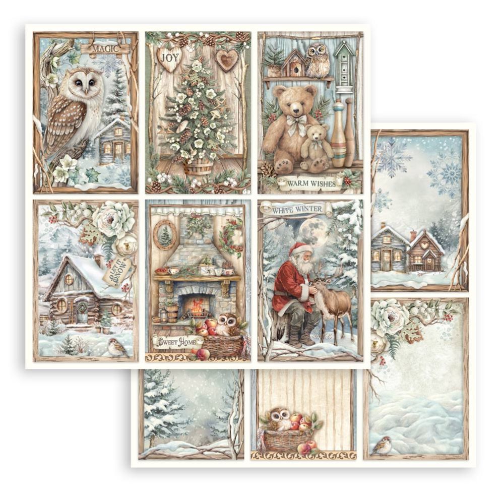 Stamperia Double-Sided Scrapbooking Paper Set - The Owl’s House, 10 units