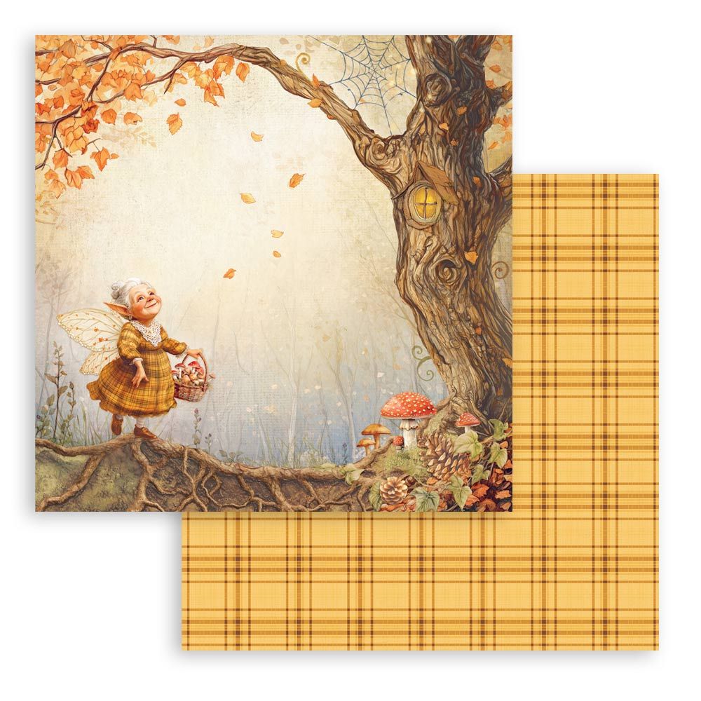Stamperia Double-Sided Scrapbooking Paper Set - Whispering Woods, 10 units