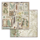 Stamperia Double-Sided Scrapbooking Paper Set - Herbarium Silvae,  10 units