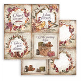 Stamperia Double-Sided Scrapbooking Paper Set - Our Way, 10 units