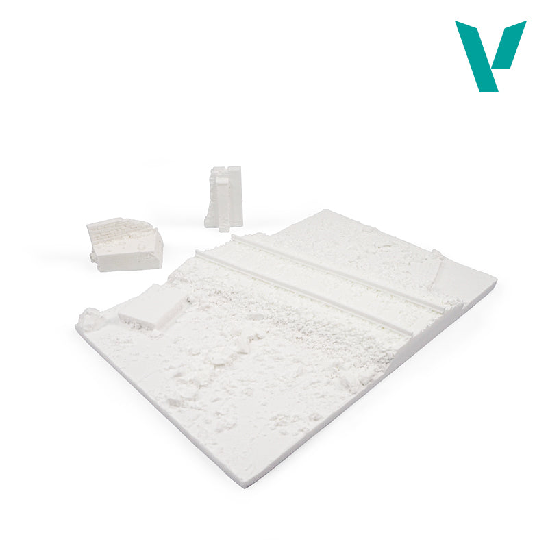 Vallejo Country Road with Railway Base, 31×21 cm