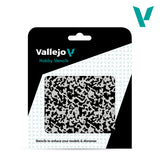 Vallejo Hobby Stencils - Weathered Paint