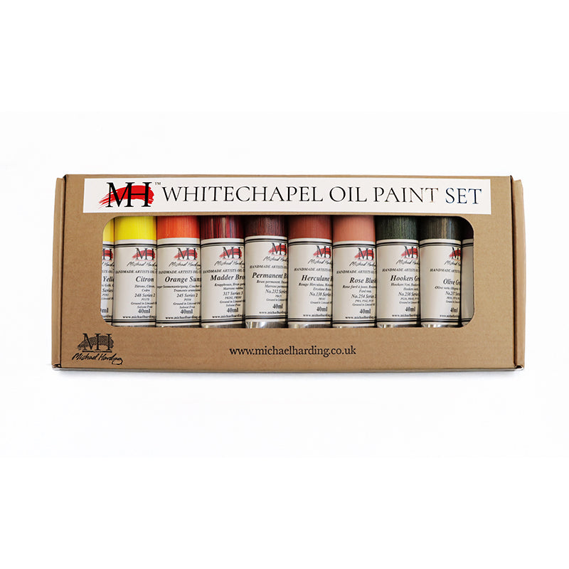Michael Harding Whitechapel aliejinių dažų rinkinys, 10x40 ml
