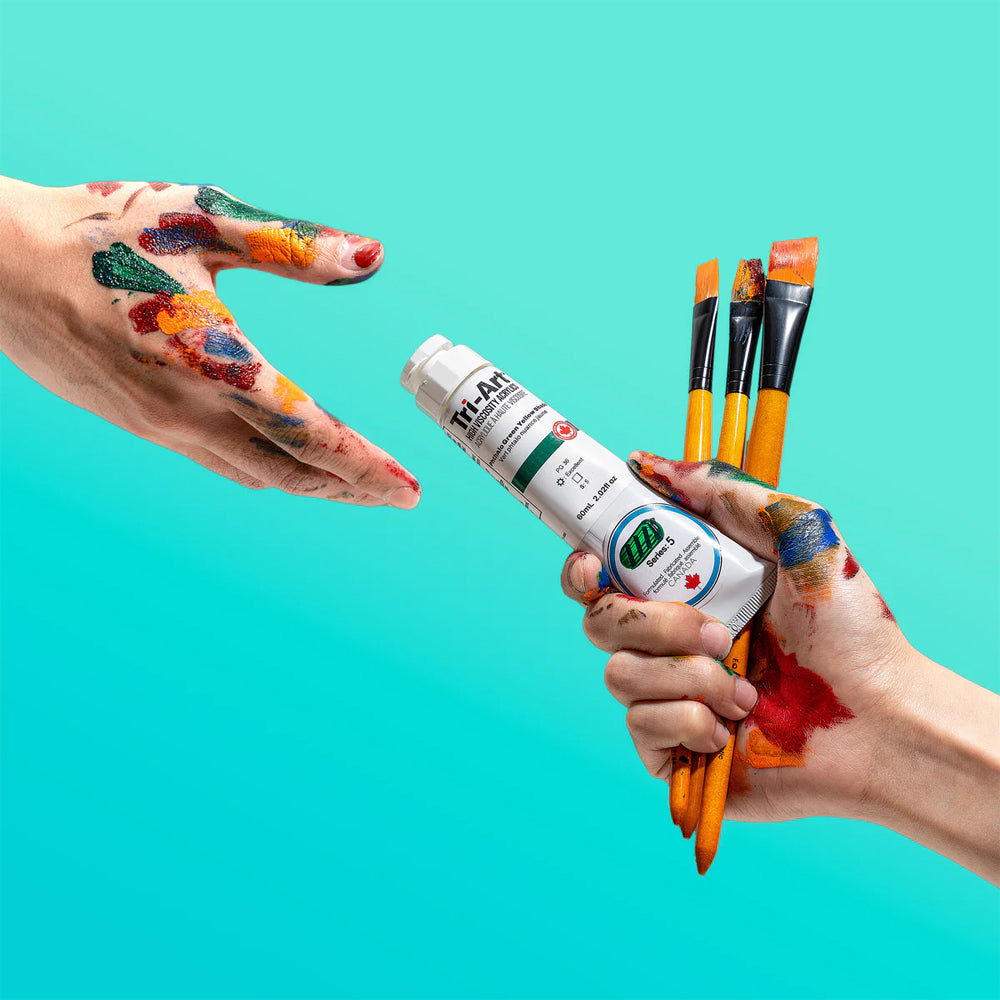 Tri-Art High Viscosity Professional Acrylic Paint